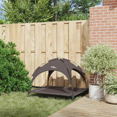 vidaXL Dog Bed 104 x 86 x 84.5 cm Steel Brown 3