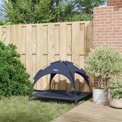 vidaXL Dog Bed 104 x 86 x 84.5 cm Steel Navy Blue 3