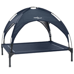 vidaXL Dog Bed 104 x 86 x 84.5 cm Steel Navy Blue 2