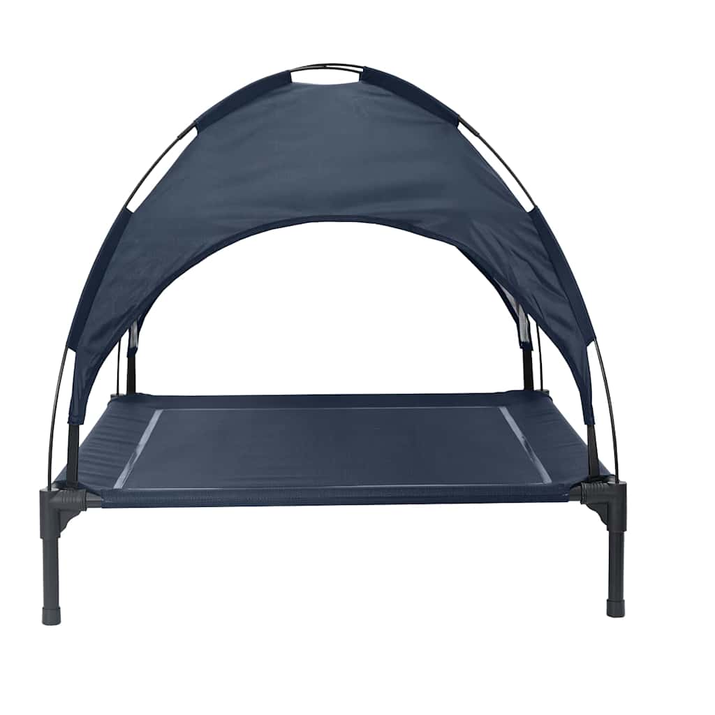 vidaXL Dog Bed 104 x 86 x 84.5 cm Steel Navy Blue 5