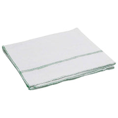 vidaXL Cleaning Cloths 50 pcs White with Green Stripes 50x60 cm 3