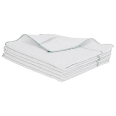vidaXL Cleaning Cloths 50 pcs White with Green Stripes 50x60 cm 6