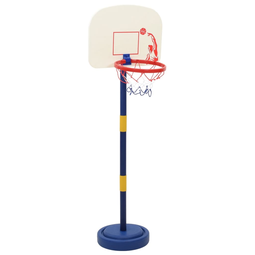 vidaXL Basketball Stand with Ball and Pump Adjustable Height 90/121 cm 4