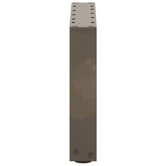 vidaXL Coffee Table Legs U-Shaped 2 pcs Natural Steel 40x(30-31) cm Steel 6