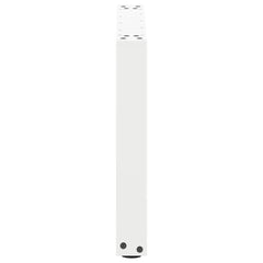 vidaXL Coffee Table Legs U-Shaped 2 pcs White 50x(42-43) cm Steel 6