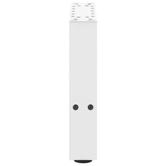vidaXL Coffee Table Legs White 2 pcs 30x(30-31) cm Steel 6