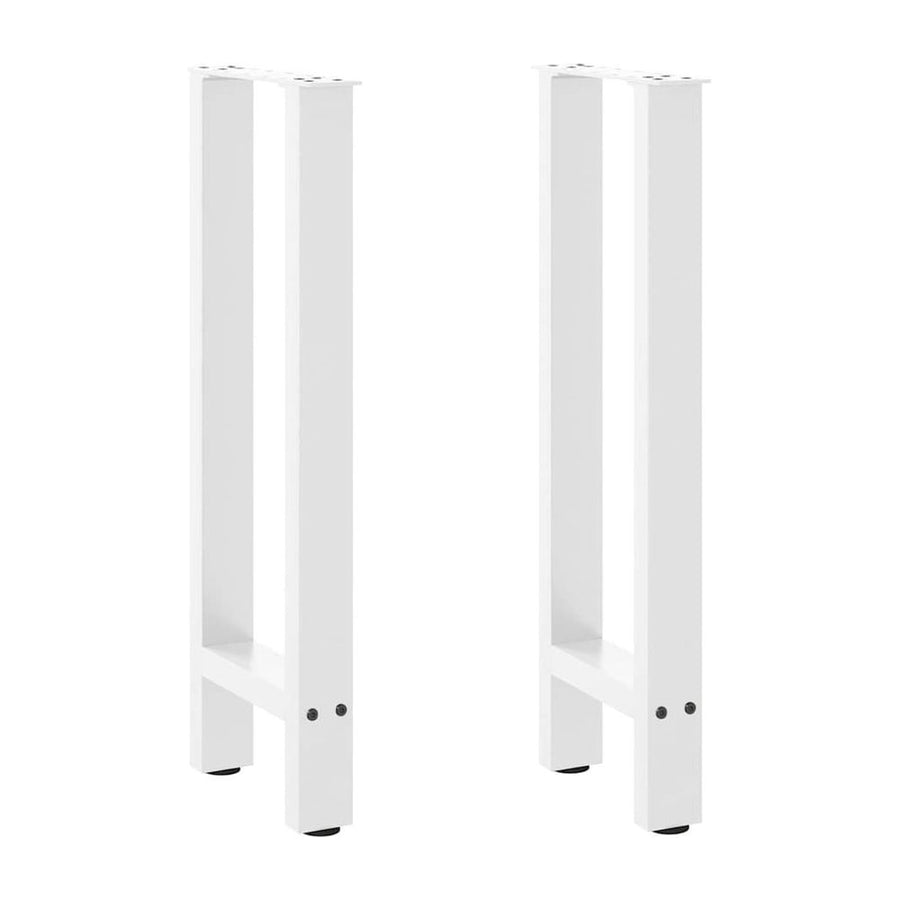 Console Table Legs White 2 pcs