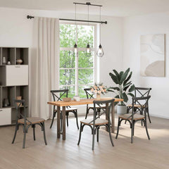 vidaXL Coffee Table Legs Steel 2 pcs Steel Natural