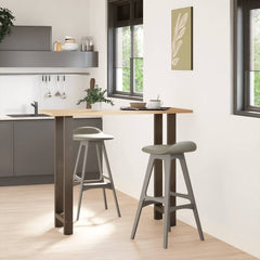 vidaXL Coffee Table Legs Steel 2 pcs Steel Natural