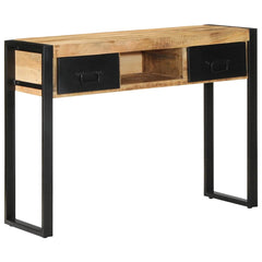 Console Table 100x35x75 cm Solid Rough Wood Mango Solid rough mango wood