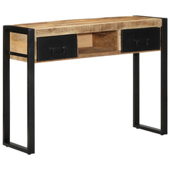 Console Table 100x35x75 cm Solid Rough Wood Mango Solid rough mango wood