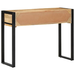 Console Table 100x35x75 cm Solid Rough Wood Mango Solid rough mango wood