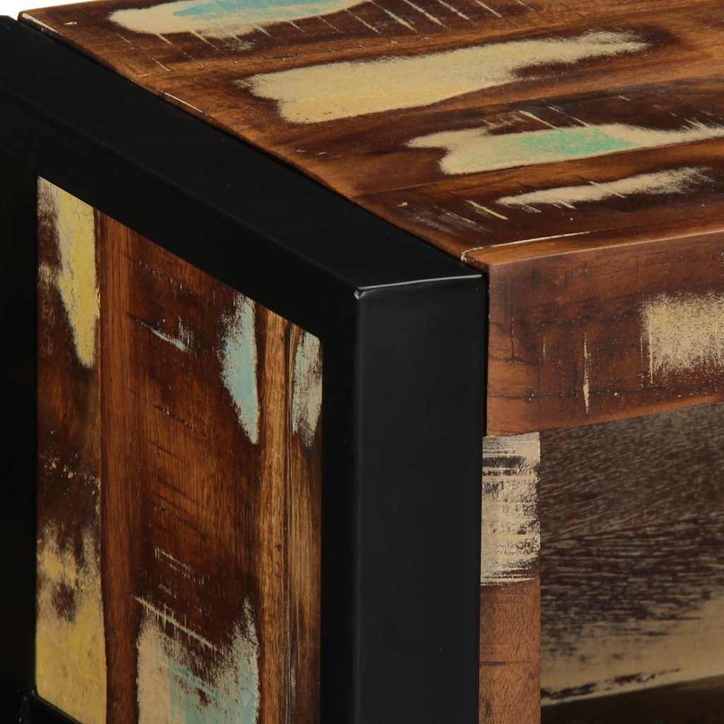 TV Cabinet Multicolour Solid Wood Reclaimed, image 5