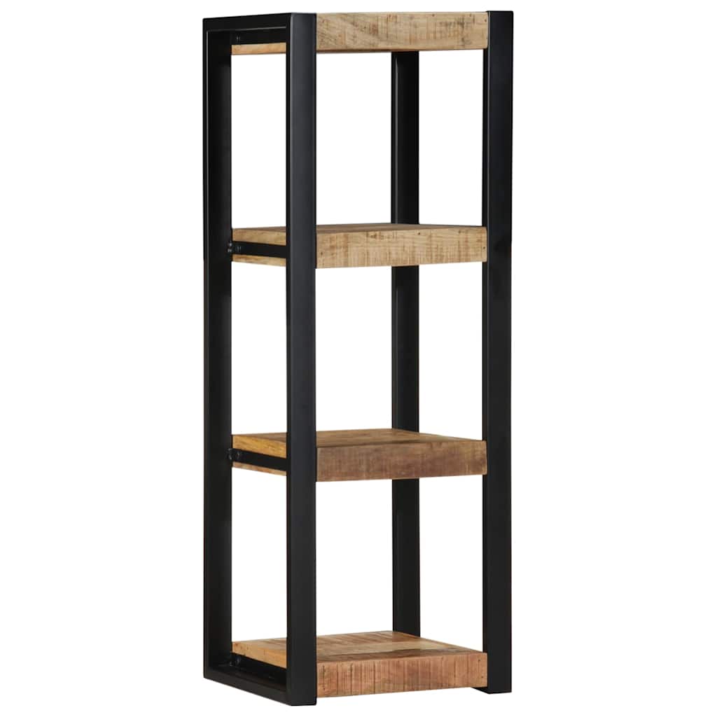 Wall Shelf 35x35x100 cm Solid Rough Wood Mango Solid rough mango wood
