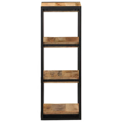 Wall Shelf 35x35x100 cm Solid Rough Wood Mango Solid rough mango wood