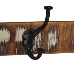 vidaXL Coat Rack Multicolour 80x35x35 cm Solid Wood Reclaimed 6