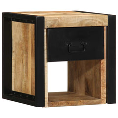 Bedside Cabinets Multicolour 40x35x40 cm Solid mango wood 1