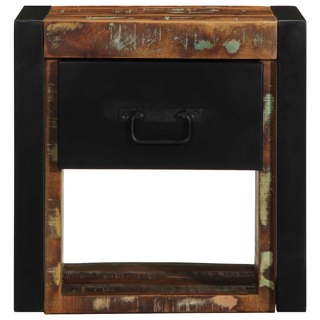 Bedside Cabinets Multicolour 40x35x40 cm Solid reclaimed wood 1