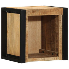 vidaXL Bedside Cabinet 40x35x40 cm Solid Rough Wood Mango 1