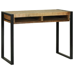 vidaXL Dressing Table Brown 100 x 50 x 75 cm Solid Mango wood 2