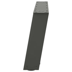 vidaXL Coffee Table Legs U-Shaped 2 pcs Anthracite 70x(30-31) cm Steel 6