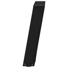 vidaXL Coffee Table Legs U-Shaped 2 pcs Black 28x(42-43) cm Steel 6