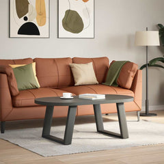 vidaXL Coffee Table Legs U-Shaped 2 pcs Anthracite 70x(42-43) cm Steel 3