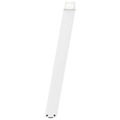 vidaXL Dining Table Legs U-Shaped 2 pcs White 50x(72-73) cm Steel 6