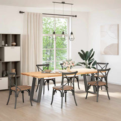 Coffee Table Legs U-Shaped 2 pcs Steel Anthracite