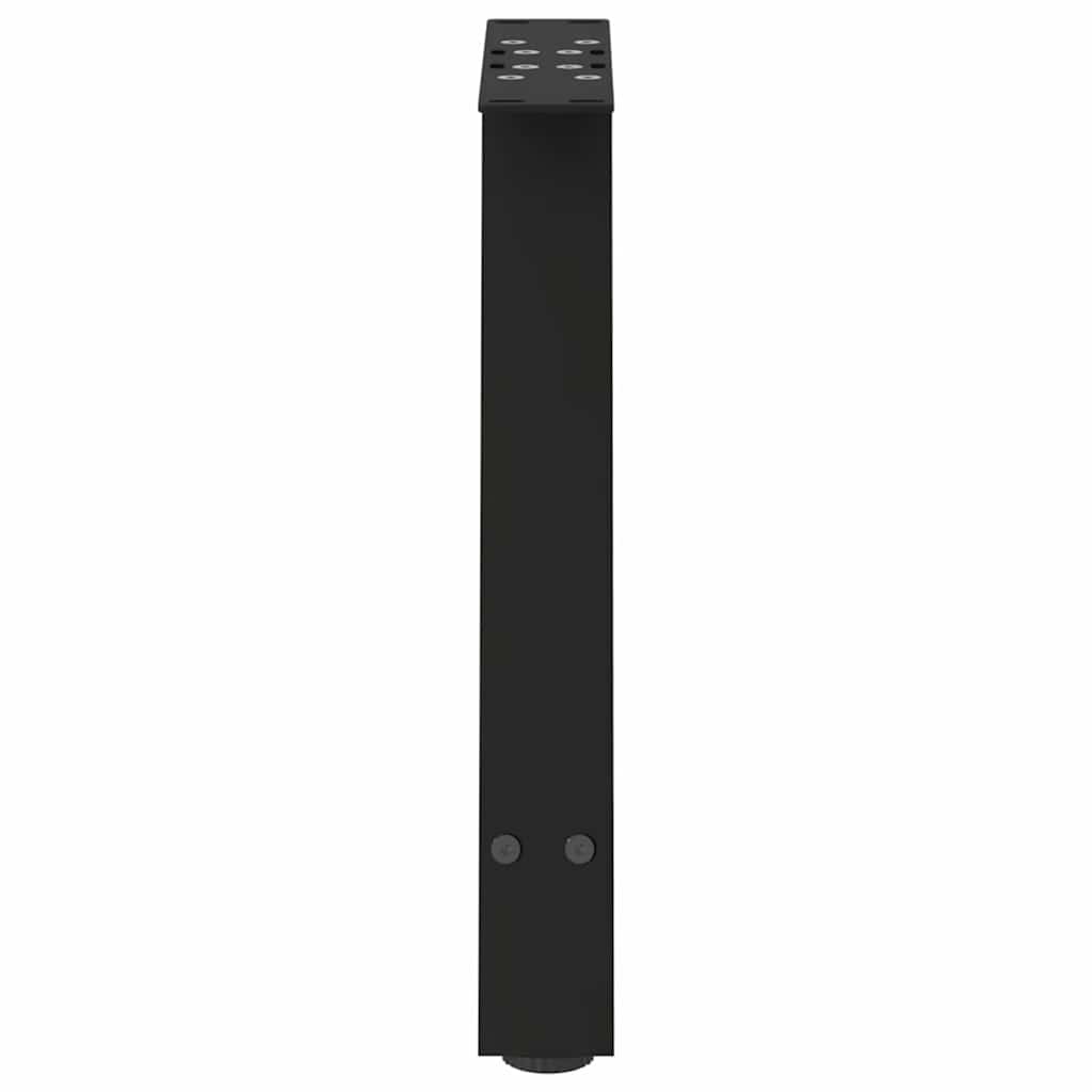 vidaXL Coffee Table Legs A-Shaped 2 pcs Black 38x(42-43) cm Steel 6