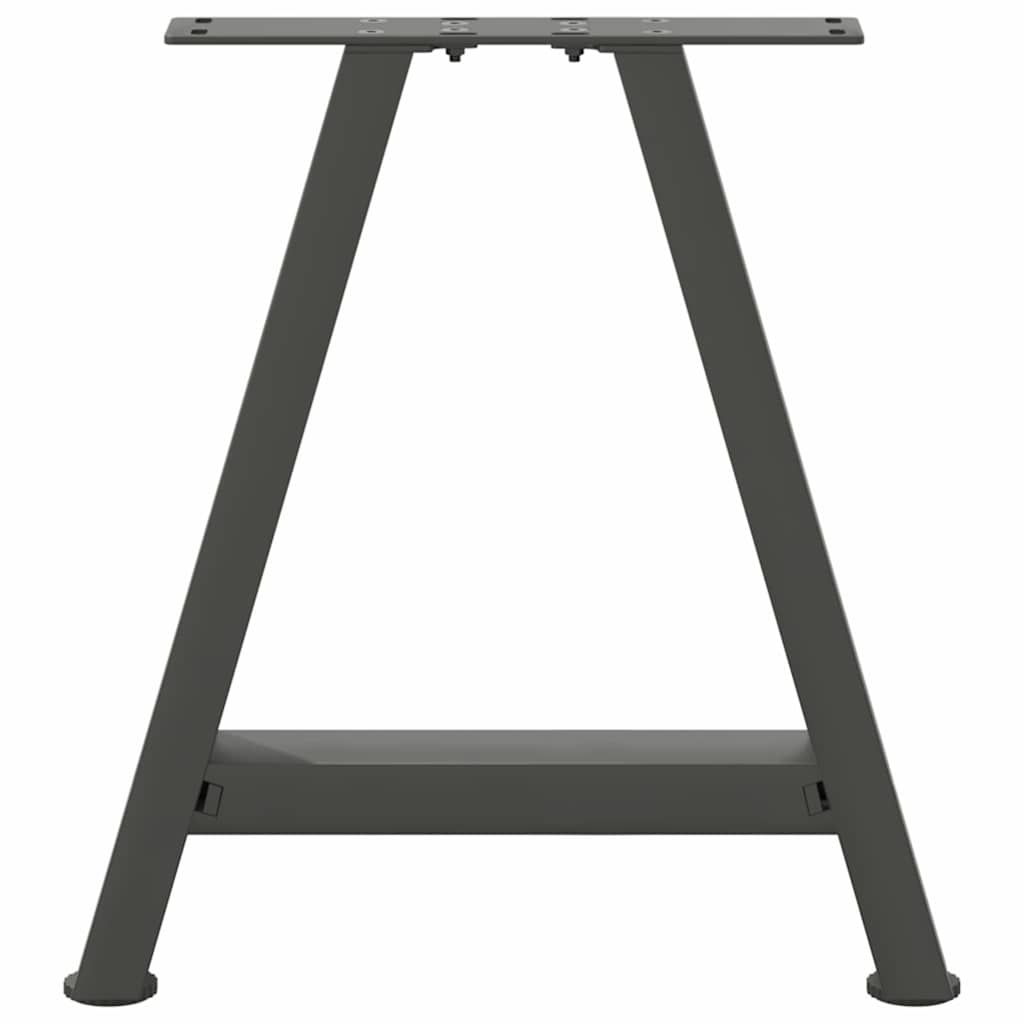 vidaXL Coffee Table Legs A-Shaped 2 pcs Anthracite 38x(42-43) cm Steel 5