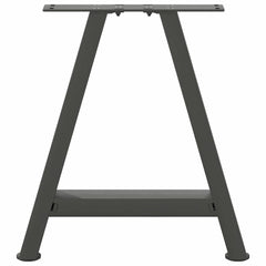 vidaXL Coffee Table Legs A-Shaped 2 pcs Anthracite 38x(42-43) cm Steel 5