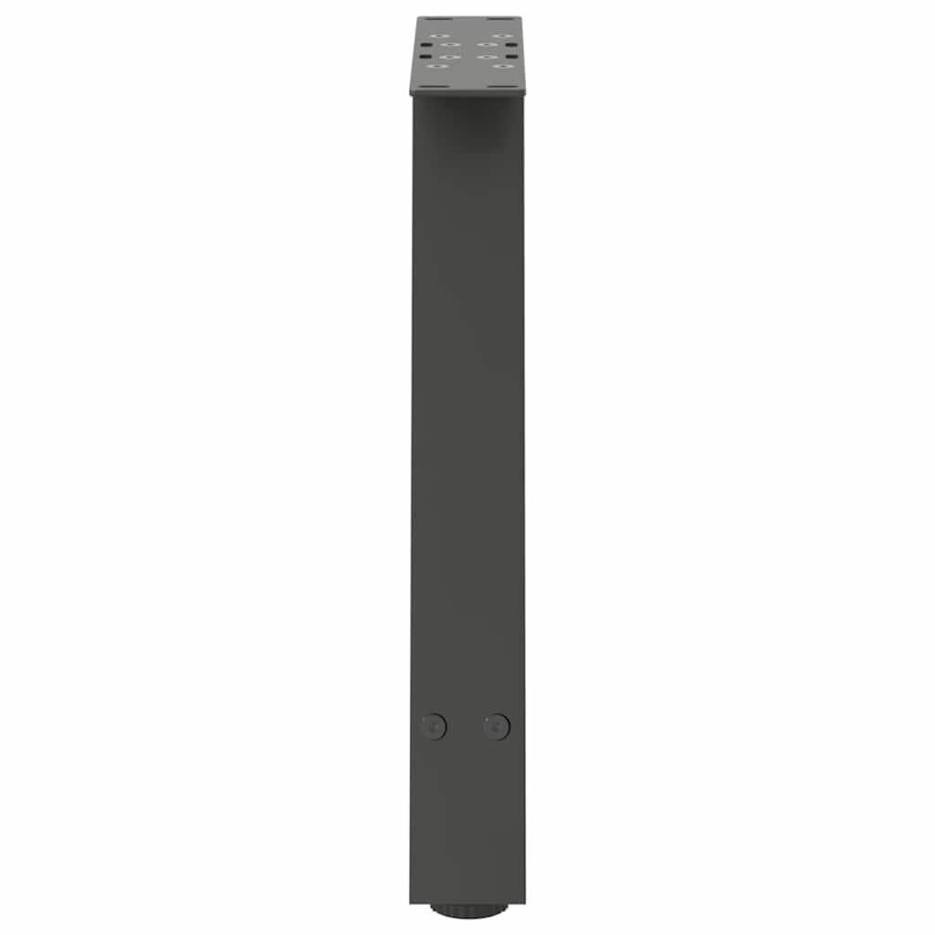 vidaXL Coffee Table Legs A-Shaped 2 pcs Anthracite 38x(42-43) cm Steel 6