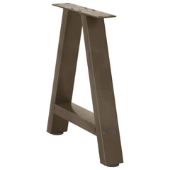 vidaXL Coffee Table Legs A-Shaped 2 pcs 38x(42-43) cm Steel 4