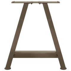 vidaXL Coffee Table Legs A-Shaped 2 pcs 38x(42-43) cm Steel 5