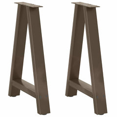 vidaXL Dining Table Legs A-Shaped 2 pcs 50x(72-73) cm Steel 1