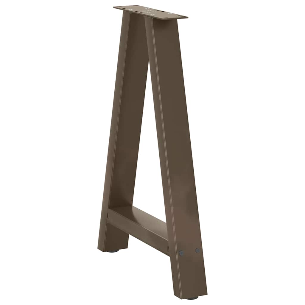 vidaXL Dining Table Legs A-Shaped 2 pcs 50x(72-73) cm Steel 4
