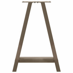 vidaXL Dining Table Legs A-Shaped 2 pcs 50x(72-73) cm Steel 5