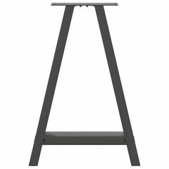 vidaXL Dining Table Legs A-Shaped 2 pcs Anthracite 60x(72-73) cm Steel 5