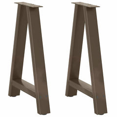 vidaXL Dining Table Legs A-Shaped 2 pcs 60x(72-73) cm Steel 1