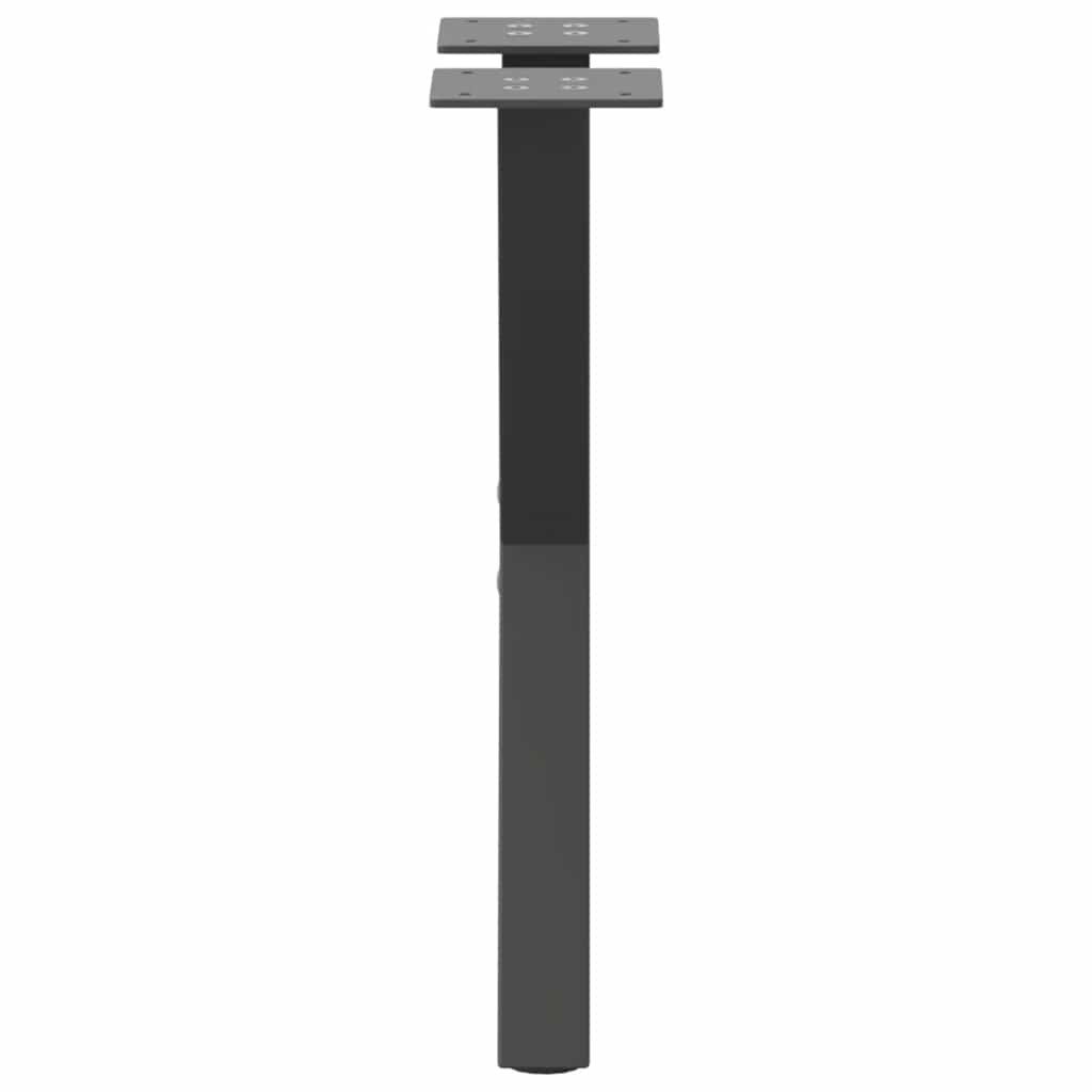 vidaXL Coffee Table Legs X-Shaped 2 pcs Anthracite 28x(42-43) cm Steel 6