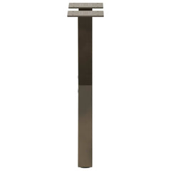 vidaXL Coffee Table Legs X-Shaped 2 pcs Natural Steel 28x(42-43) cm Steel 6