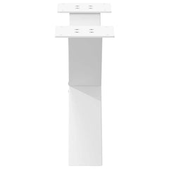vidaXL Coffee Table Legs X-Shaped 2 pcs White 60x(30-31) cm Steel 6