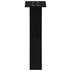vidaXL Coffee Table Legs X-Shaped 2 pcs Black 28x(42-43) cm Steel 6