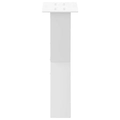 vidaXL Coffee Table Legs X-Shaped 2 pcs White 38x(42-43) cm Steel 6