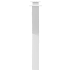 Coffee Table Legs X-Shaped 70x(30-31) Steel 2 pcs White 80 x (72-73) cm (80 mm)