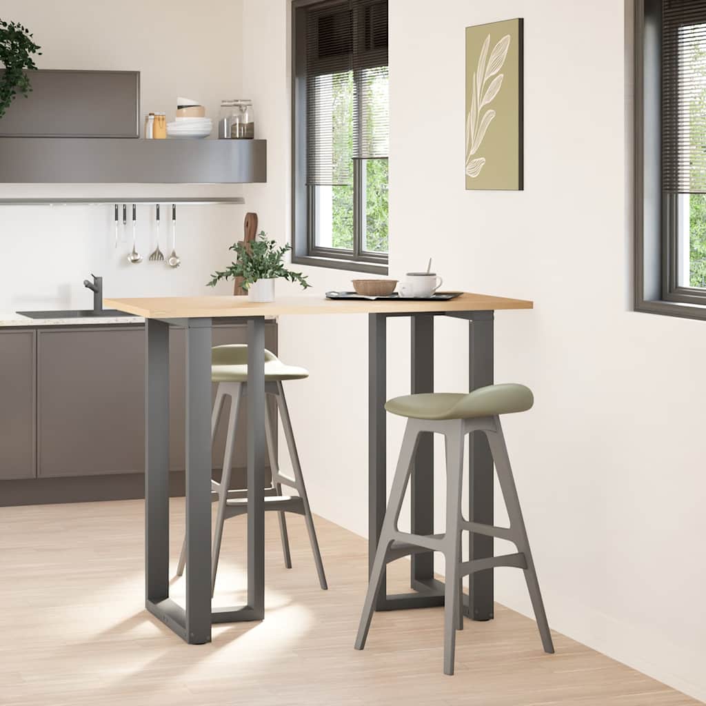 Dining Table Legs T-Shaped 2 pcs Anthracite 60 x 35 – 100 x 35 60 x 35 x (110-111) cm