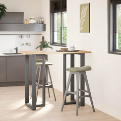 Dining Table Legs T-Shaped 2 pcs Anthracite 60 x 35 – 100 x 35 60 x 35 x (110-111) cm