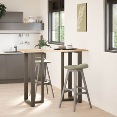 Dining Table Legs T-Shaped 2 pcs Steel Steel Natural 60 x 35 – 100 x 35 60 x 35 x (110-111) cm