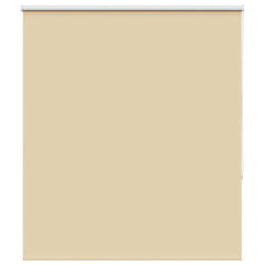 vidaXL Roller Blind Blackout Beige 125x150 cm Fabric Width 121.6 cm Polyester 1